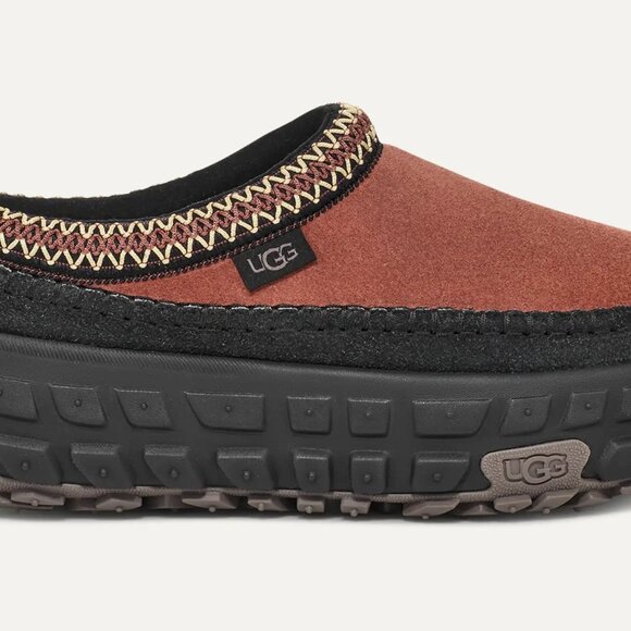 UGG Venture Daze Red Jasper / Black Slipper Shoes 1154530 MENS 10 NEW - Picture 9 of 13